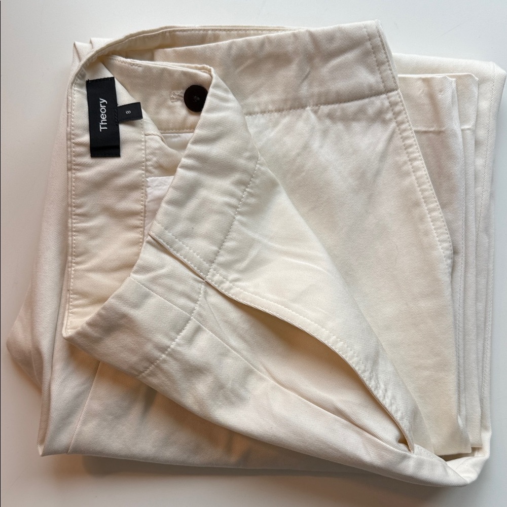 Theory Off-White Chinos Trousers
